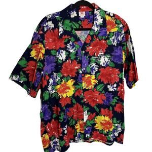 Donald Trump 50th Birthday Gala Hawaiian Shirt Taj Mahal June 1 1996 Men's Sz XL